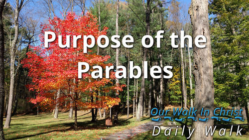 Purpose of the Parables | Daily Walk 12