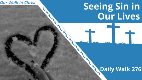 Seeing Sin in Our Lives | Daily Walk 276