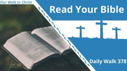 Read The Bible | Daily Walk 378